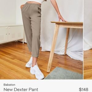 Aritzia Babaton grey taupe Dexter pants. Size XXS